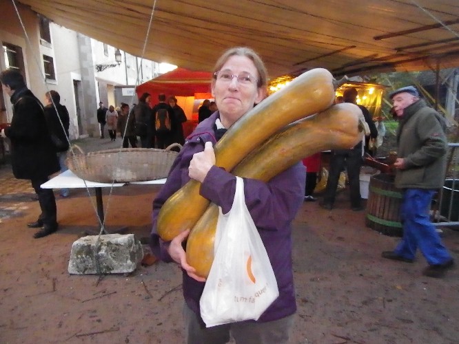 Les courges de Nice "bio" à ce prix là, j'en prends 2 belles